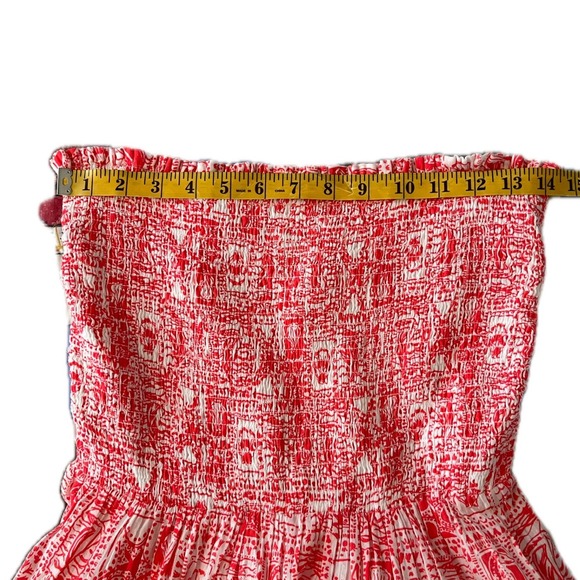 Lilly Pulitzer Strapless Dress in Red and White - Picture 3 of 5